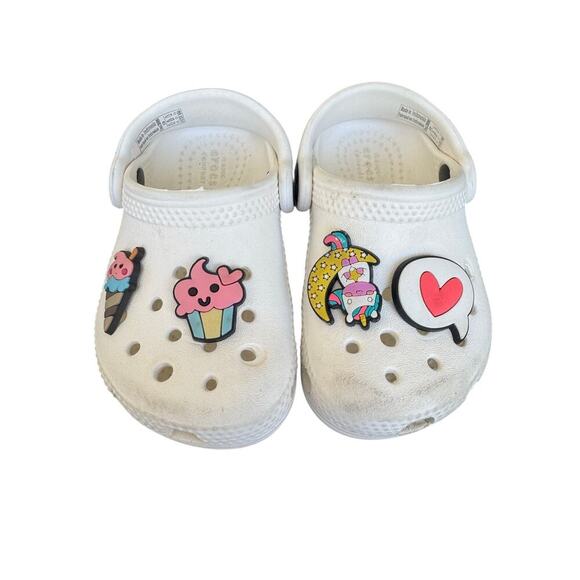 Crocs, White, Kids/shoes, size 6 - Picture 1 of 7